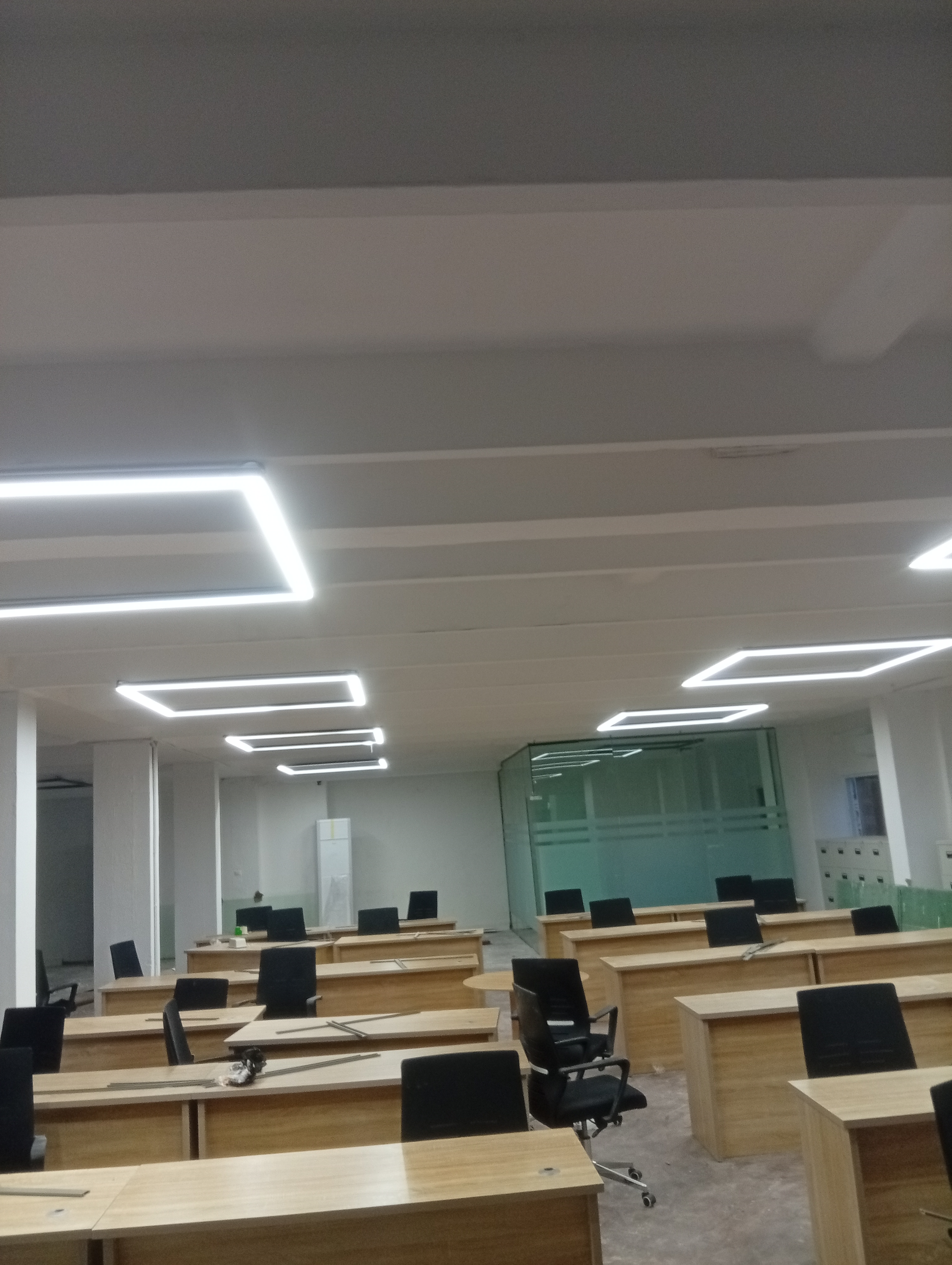 Commercial Office Open Plan Electrical Rewiring & Architectural LED Profile Lighting project gallery image 4